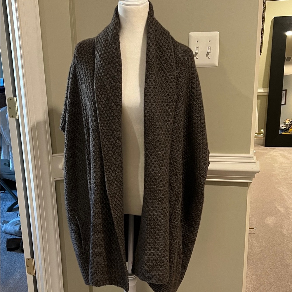 Vince Brown Open-Front Cardigan (12-16)